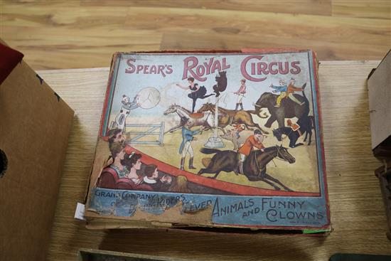 A zoo and a boxed Spears Royal circus